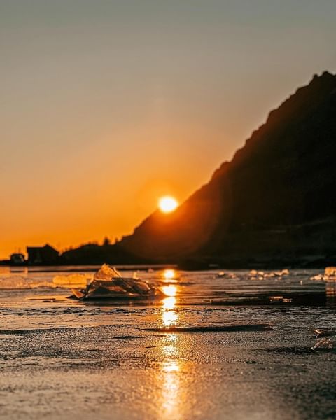 @lofoten_girl went out in low light in the Lofoten Islands