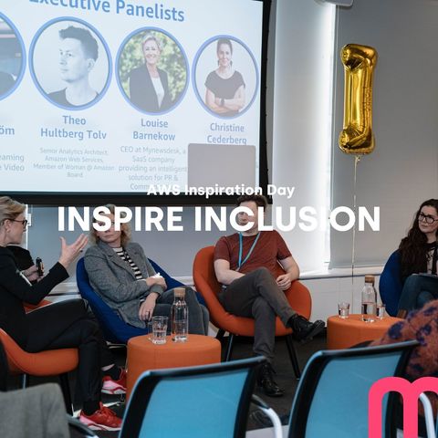 AI is a mirror of our society and our values ☄
It is designed to ruminate on and amplify what we share with it. This is especially important today when considering gender and diversity on a larger scale.

Last Friday, our CEO, Louise Barnekow took part in an important panel discussion organized by Amazon Web Services (AWS). She was joined by ⭐️ Theo Hultberg Tolv and Filippa Hasselström, with Christine Cederberg from Deloitte moderating. The panel explored the vital role of diversity in the tech industry, especially now with the rise of Generative AI. The panel discussed a range of topics, including:

1️⃣ Tech plays an important role in reflecting society’s diversity, especially by valuing women’s contributions in technology and product areas. As technology becomes a part of all aspects of life, it’s crucial to have diverse groups providing feedback. This is even more important now with the rise of Generative AI and the use of Reinforcement Learning with Human Feedback (RLHF).

2️⃣ Transparent Recruitment Practices focus on the importance of clear and fair hiring methods throughout all levels of an organization. At Mynewsdesk, we follow a process that includes set interview questions and varied hiring panels to address and reduce unconscious biases. Notably, we have achieved a 60/40 gender ratio in managerial positions, with a majority of women.

3️⃣ Top-Down Commitment: Stressed the importance of gender diversity advocacy from the highest echelons of leadership. Grassroots efforts are commendable, but genuine change requires steadfast commitment from boards and executives.

#diversity #internationalwomensday #genderequality #mynewsdesk