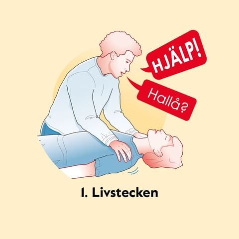 I pro bono-samarbete med @hjartlungfonden

Idag delar vi livsviktig kunskap. Lär dig hjärt-lungräddning och dela vidare!

Varje år drabbas uppskattningsvis 10 000 svenskar av hjärtstopp. Endast 600 överlever. Tack vare forskning vet vi att hjärt-lungräddning och snabb tillgång till hjärtstartare är avgörande för att överleva ett hjärtstopp.

Tiden är dyrbar: Vid plötsligt hjärtstopp, larma 112, påbörja hjärt-lungräddning och använd en hjärtstartare om sådan finns.

Fakta: Så räddar du liv med hjärt-lungräddning (Källa: Hjärt-Lungfonden)
1. Undersök: Kontrollera andningen och leta efter livstecken.
2. Larma: Om personen andas onormalt eller inte alls: ropa på hjälp och larma 112. Larmoperatören ger instruktioner för hur du ska göra hjärt-lungräddning.
3. Bröstkompressioner: Placera dina händer på varandra mitt på bröstet. Tryck 30 gånger – cirka två gånger per sekund – och släpp upp bröstkorgen mellan kompressionerna.
4. Inblåsningar: Öppna luftvägarna: lägg en hand på pannan, lyft upp hakan med två fingrar och knip om näsan. Ge två inblåsningar och varva med kompressioner tills du blir avlöst.
5. Hjärtstartare: Om hjärtstartare finns: starta den och följ instruktionerna. Rör inte patienten när du trycker på knappen för att ge en strömstöt.
6. Gå en kurs i hjärt-lungräddning, så att du är förberedd och kan hjälpa andra om ett hjärtstopp inträffar.

#Hjartlungfonden #detgällerossalla