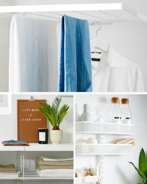 Let's make a clean start 🍃Med Elfas smarte oppbevaringsløsninger kan du forvandle vaskerommet ditt fra kaos til klasse, alt basert på dine behov og din stil. Skap mer orden og system i hverdagen og få mer tid til å tilbringe der det virkelig trengs – med familien, i sofaen med en film eller rundt spisebordet med en god hjemmelaget middag. Hva ville du gjort med all den ekstra tiden du sparer hvis klesvasken var rask og enkel?

#elfanorge #elfa #oppbevaring #hjemmeinnredning #hjem #innreding #innredningsinpirasjon #diy ##ryddigogoversiktlig #organisere #organiseringstips #vaskerom #tørkestativ